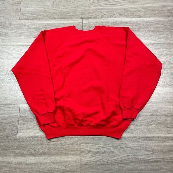 Vintage Sweatshirt Mens Extra Large Red 90s Graham Scotties Crewneck Retro - Picture 5 of 9